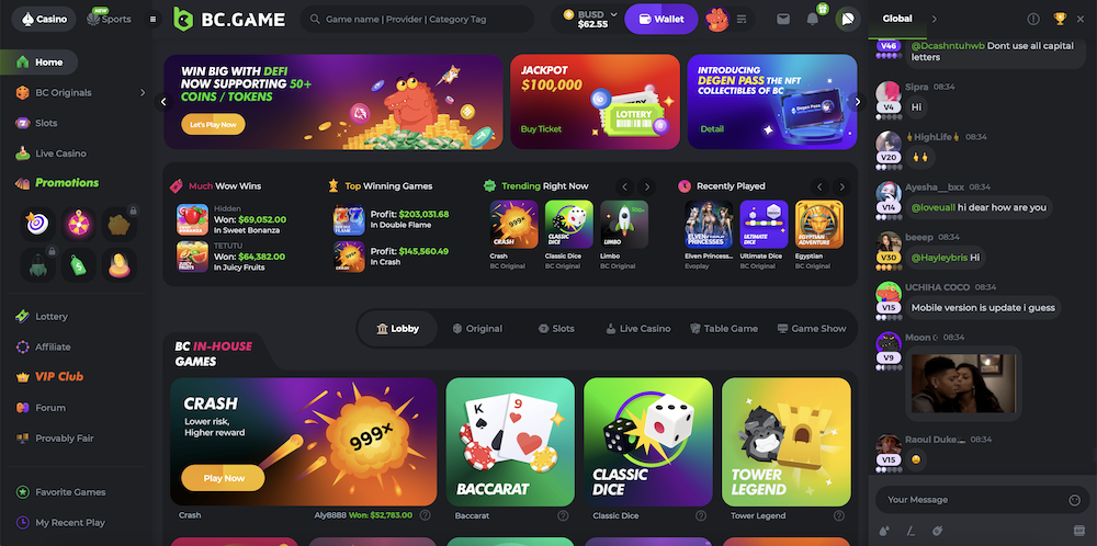 Experience the Thrill of BC Game Online Crypto Casino 1476412516