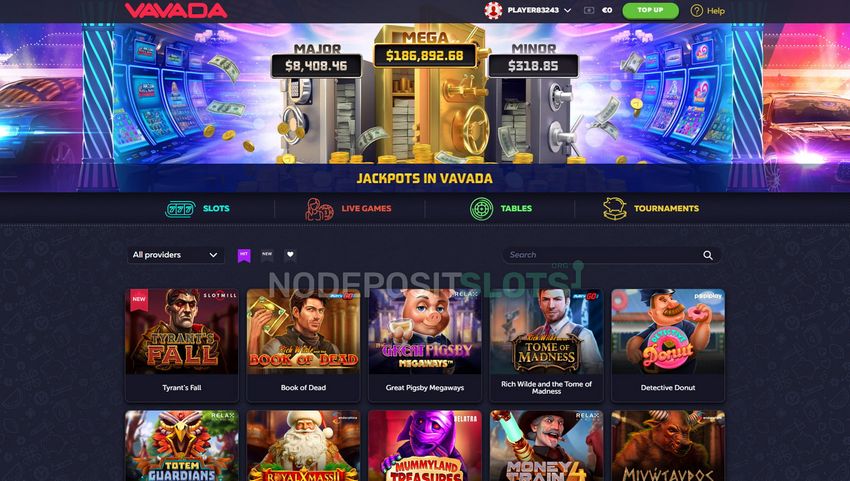 Обзор сайта казино VAVADA